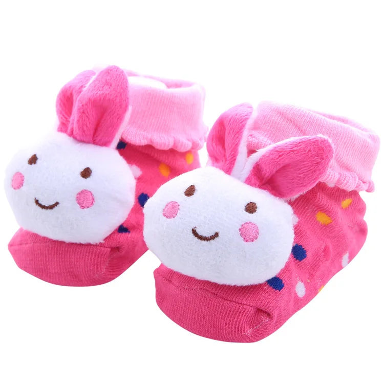 Baby Socks Girls Boys Newborn Accessories Cartoon Animals Kids Gift Clothes Children Infant Toddlers Stuff Anti Slip Toy Clothes