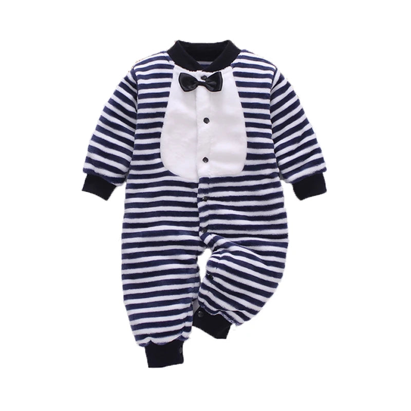 Newborn Baby Spring Winter Clothes Infant Jacket for Girls Jumpsuit for Boys Soft Flannel Bebe Romper Baby Clothes 0-18 Month