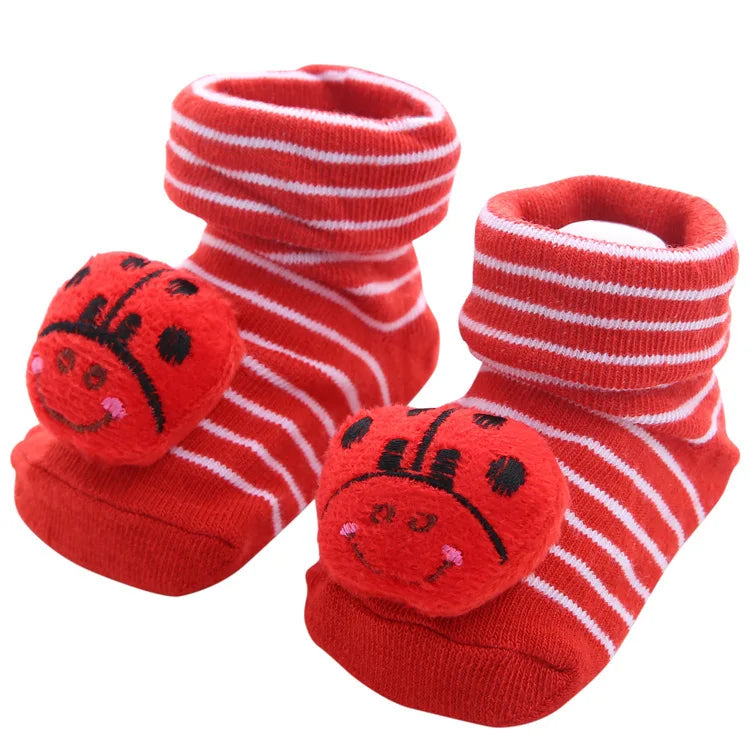 Baby Socks Girls Boys Newborn Accessories Cartoon Animals Kids Gift Clothes Children Infant Toddlers Stuff Anti Slip Toy Clothes