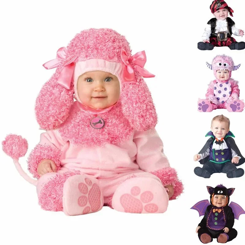 Baby Girs Costume Halloween Outfits Happy Purim Clothes Carnival Animal  Rompers Jumpsuit Toddlers Girls Infant  Clothes