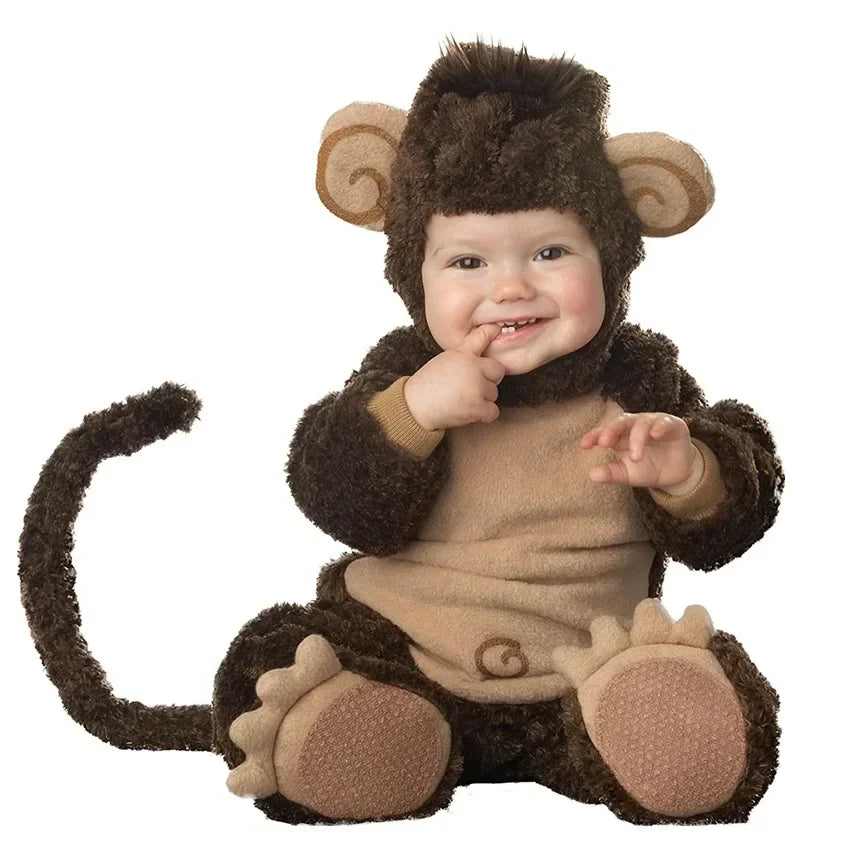 Baby Girs Costume Halloween Outfits Happy Purim Clothes Carnival Animal  Rompers Jumpsuit Toddlers Girls Infant  Clothes