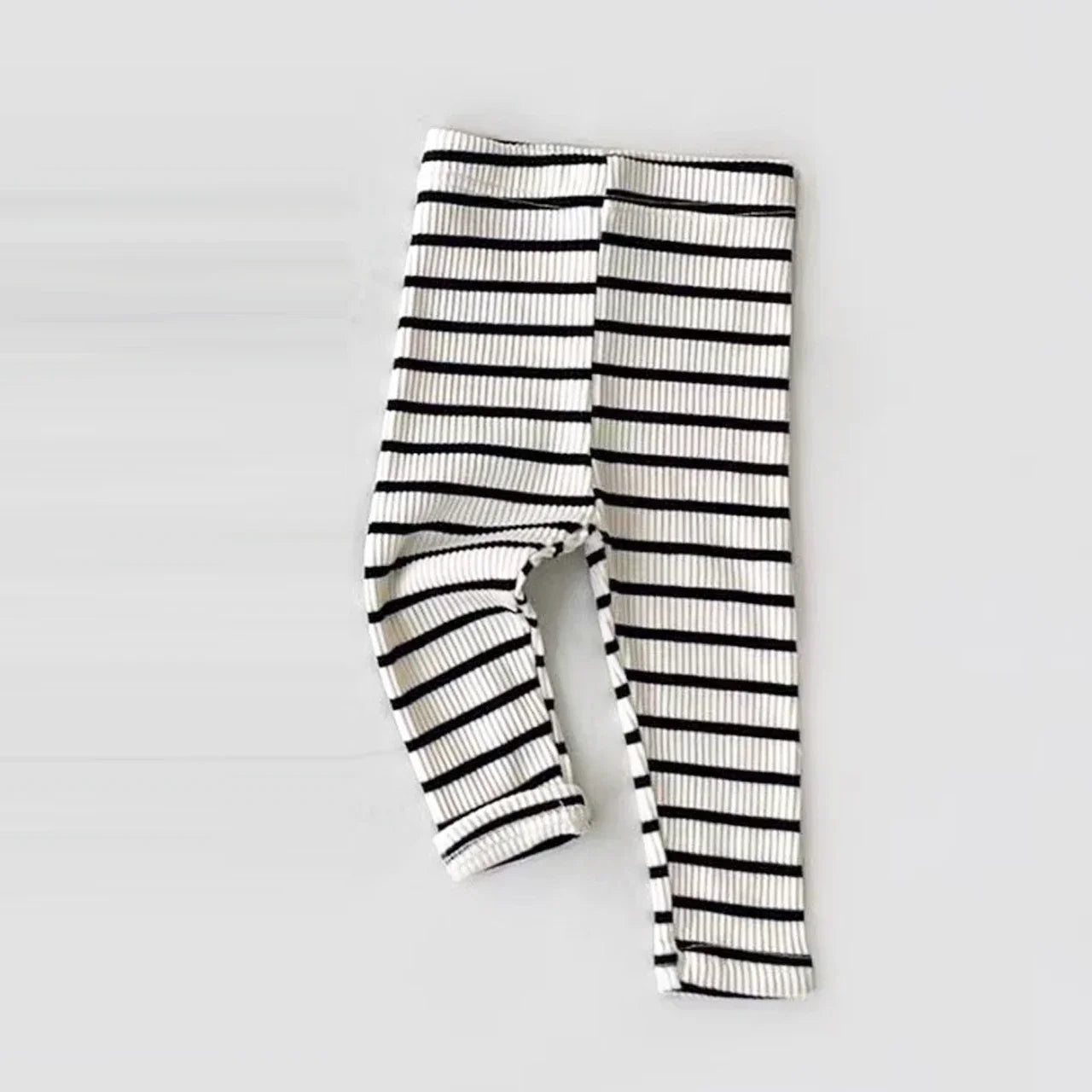 0-3T Baby Pant Girls All-match Striped Skinny Leggings Kids Cotton Elasticity Slim Pants Newborn Boy Stretch Trousers