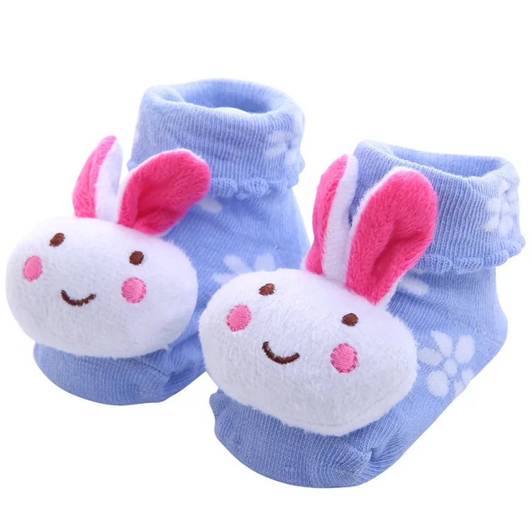 Baby Socks Girls Boys Newborn Accessories Cartoon Animals Kids Gift Clothes Children Infant Toddlers Stuff Anti Slip Toy Clothes