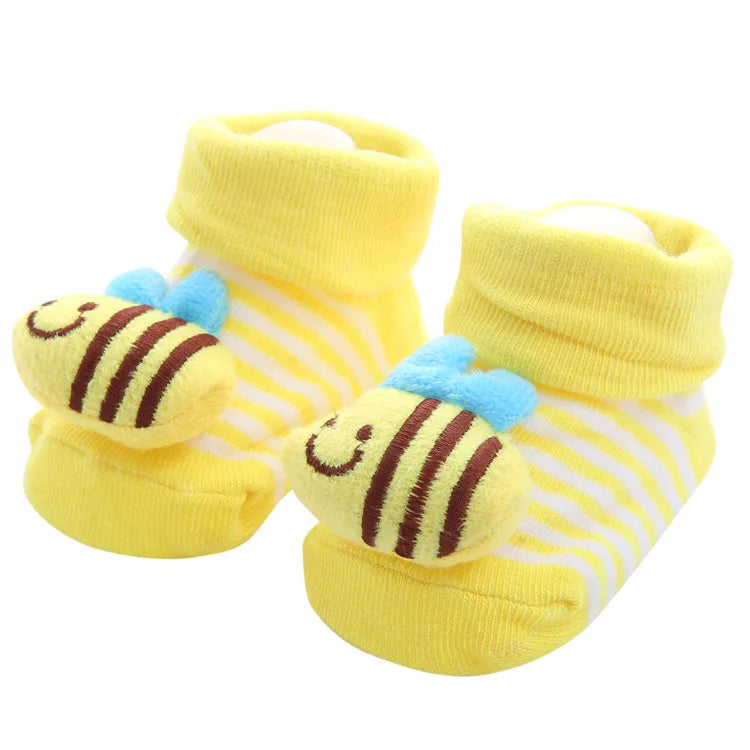 Baby Socks Girls Boys Newborn Accessories Cartoon Animals Kids Gift Clothes Children Infant Toddlers Stuff Anti Slip Toy Clothes