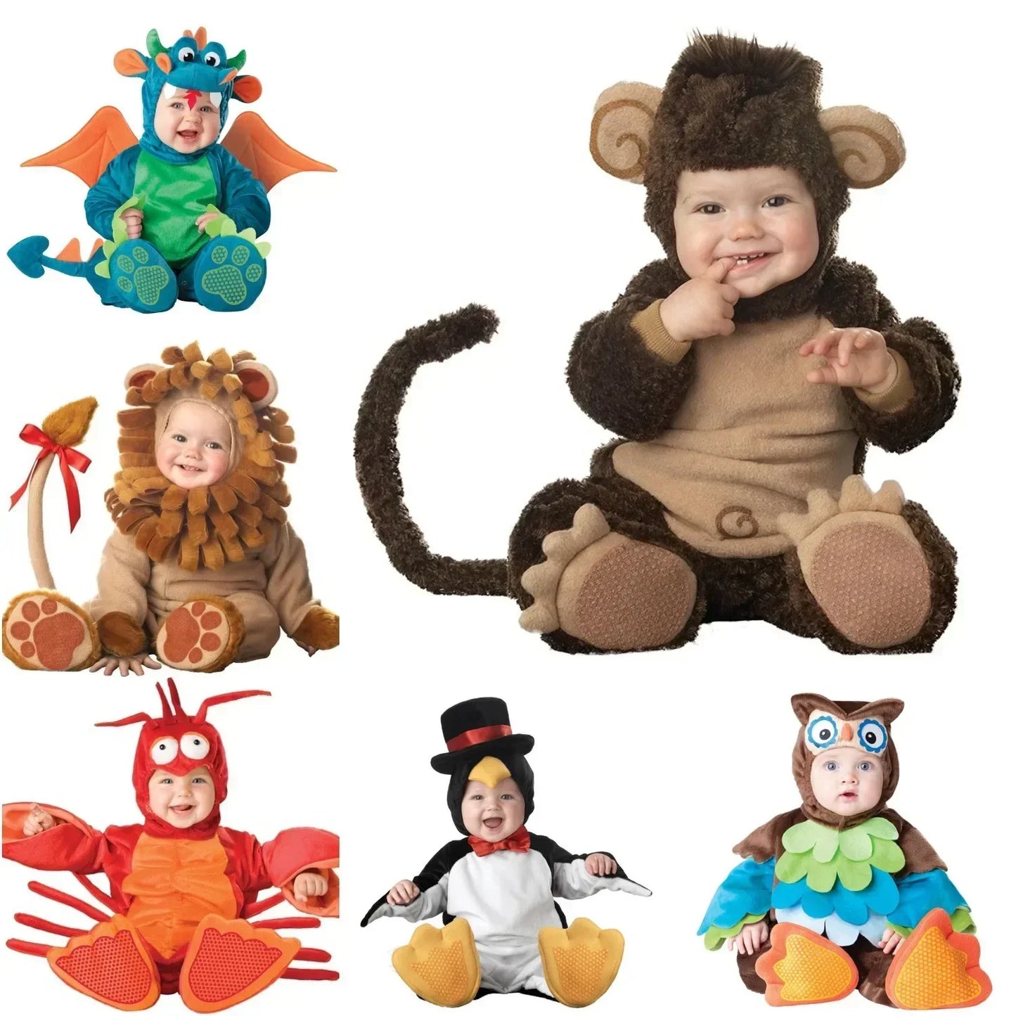 Baby Girs Costume Halloween Outfits Happy Purim Clothes Carnival Animal  Rompers Jumpsuit Toddlers Girls Infant  Clothes