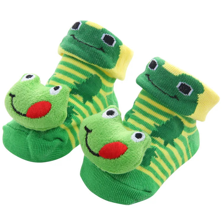 Baby Socks Girls Boys Newborn Accessories Cartoon Animals Kids Gift Clothes Children Infant Toddlers Stuff Anti Slip Toy Clothes