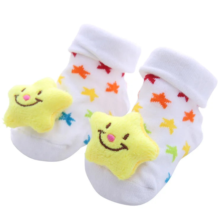 Baby Socks Girls Boys Newborn Accessories Cartoon Animals Kids Gift Clothes Children Infant Toddlers Stuff Anti Slip Toy Clothes