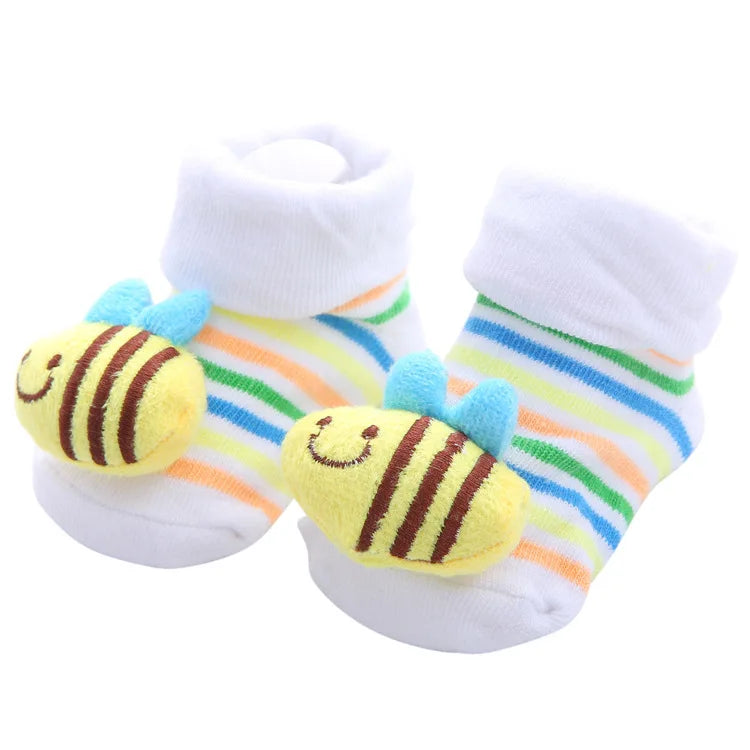 Baby Socks Girls Boys Newborn Accessories Cartoon Animals Kids Gift Clothes Children Infant Toddlers Stuff Anti Slip Toy Clothes