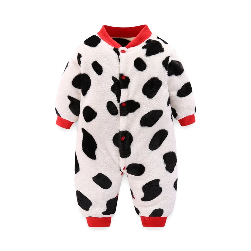 Newborn Baby Spring Winter Clothes Infant Jacket for Girls Jumpsuit for Boys Soft Flannel Bebe Romper Baby Clothes 0-18 Month